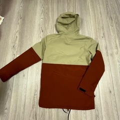 RIDEジャケット ベージュとブラウンの画像