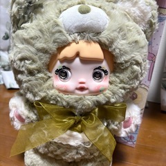TCY ノミ ぬいぐるみ グリーン 約30cmの画像