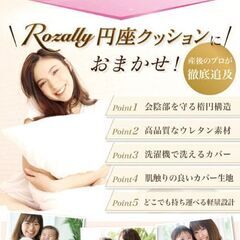 円座クッション　ドーナツクッション　美品　rozallyの画像