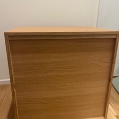 無印良品　無印　スタッキングチェスト　②　引出し　２段　オーク材突板　　の画像