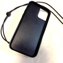 HANATORA iPhoneケース ストラップ付き ターコイズブルー 中古品の画像