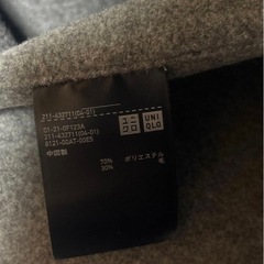 ユニクロJW ANDERSON ダブルフェイスコートの画像