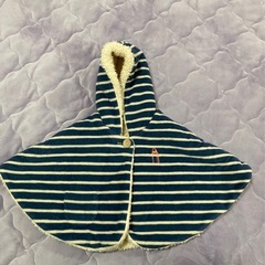 リバーシブルポンチョ70㎝の画像
