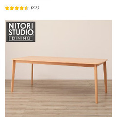 6人用ダイニングセット（椅子２脚）　ニトリＮコレクションの画像