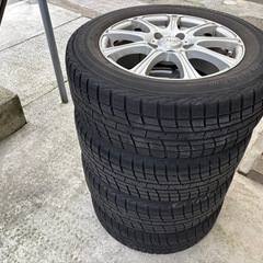 スタッドレスタイヤ＆アルミホイール　215/60r16　の画像