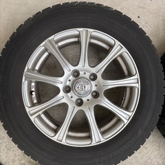 スタッドレスタイヤ＆アルミホイール　215/60r16　の画像