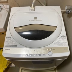 家電4点（日立トースター1000円、パナソニック電子レンジ2000円、シャープ冷蔵庫137L 3000円、東芝洗濯機3000円）の画像