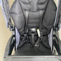 カトージ二人でゴーDXベビーカー、レインカバー付きの画像