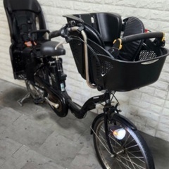 🌸美品🌸室内保管🌸パナソニック 電動自転車 ギュット 子供乗せ  🌈新基準🌈j907の画像