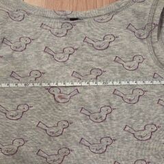 ベビー　ギャップ　リバーシブル　ベスト　鳥　グレーの画像