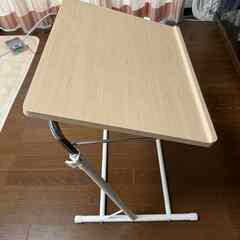 ◆無料◆折りたたみテーブル◆ナチュラルウッドカラーの画像
