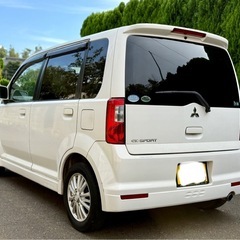 EKスポーツ  🔘 型式：H81W 🔘 年式：2006年 🔘 走行距離：132,450km 🔘 車検：2027年4月13日 🔘 ナビゲーション 🔘 テレビ 🔘 エアコン 🔘 電動ミラー 🔘 電動シャッター 🔘 事故歴なし 🔘 エンジン状態良好 🔘 タイヤ交換不要の画像