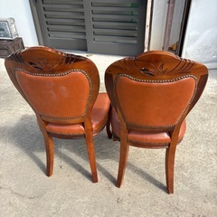 アンティーク家具 ヴィンテージチェア 二脚セット  椅子の画像