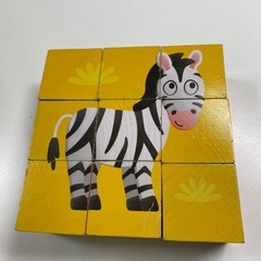 Hape（ハペ）どうぶつ絵合わせキューブ E1619 の画像