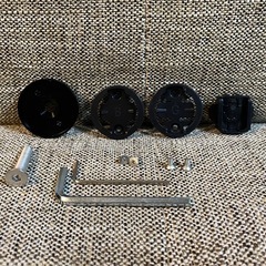 自転車 ステムのトップキャップ用サイクルコンピューターマウント アルミ製！　サイコンのマウントに！　ロードバイク・クロスバイクの画像