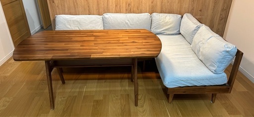 unico SWELLA ダイニングテーブル&ベンチ