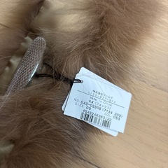 【新品未使用】毛皮　ネックマフラー　フォックスの画像