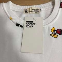 【新品未使用】ディズニー　ミッキーマウス　裏起毛　スウェットの画像