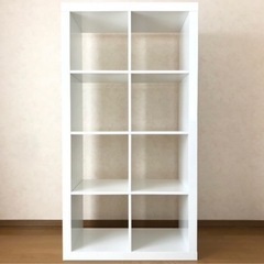 IKEA - イケア - 収納 棚 シェルフユニット ホワイト 77x147x39 cm の画像