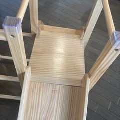 RiZKiZ 木製 ジャングルジム 耐荷重50kg すべり台 階段付 レイアウト変更可能 の画像