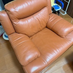 本革ソファーセットの画像