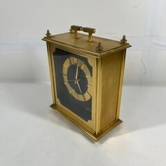 Kaid QUARTZ 置時計 ハイド クォーツ 機械：西ドイツ製 枠：日本製 ビンテージ 幅20cm×奥行11cm×高さ23cmの画像