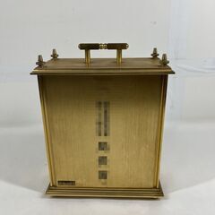 Kaid QUARTZ 置時計 ハイド クォーツ 機械：西ドイツ製 枠：日本製 ビンテージ 幅20cm×奥行11cm×高さ23cmの画像