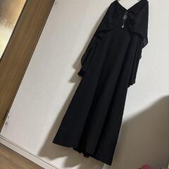 社交ダンスドレス Mサイズ ドレスワンピース ブラックの画像