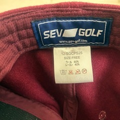 SEV GOLF ゴルフキャップの画像