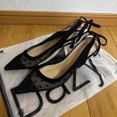 SHIEN 黒 パンプス サンダル 36の画像