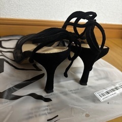 SHIEN 黒 パンプス サンダル 36の画像