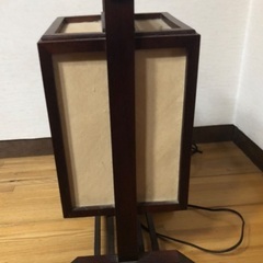 趣きのある和のライトの画像