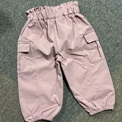 🎀🐒　カーゴパンツ　90cmの画像