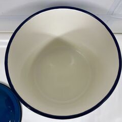 TOP NH 野田琺瑯 ホーロー保存容器 33cm 25L 蓋付 幅33cm×奥行33cm×高さ33cmの画像