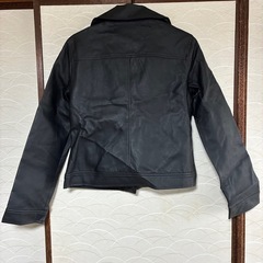 【ジャンク品】ライダースジャケット　Ｌ　レディースの画像