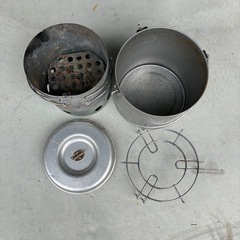 キャプテンスタッグ(CAPTAIN STAG) 火起こし 火消し 大型 火消し壺 火起こし器 セット 日本製 M-6625/UY-7024の画像