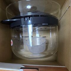 HARIOガラスのレンジご飯釜の画像
