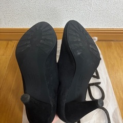 trf 黒 パンプス 36の画像