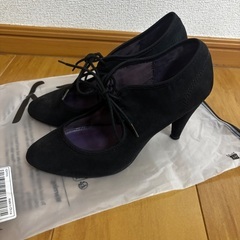 trf 黒 パンプス 36の画像