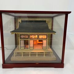 山鹿灯篭 肥後山鹿 和紙の芸術 ライト付 熊本県伝統工芸品 幅40cm×奥行35cm×高さ34cmの画像