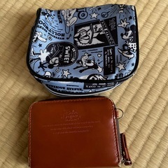 ダヤン財布とミッキーポーチの画像