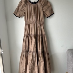 バイカラーワンピースの画像