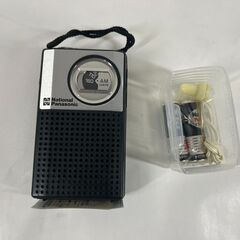 未使用 National Panasonic ナショナル パナソニック R-1018 AM専用ポータブルラジオ レトロの画像