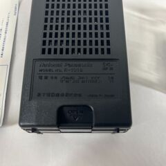 未使用 National Panasonic ナショナル パナソニック R-1018 AM専用ポータブルラジオ レトロの画像