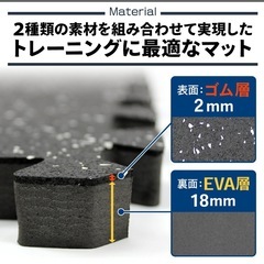 ホームジム　プレイマット　60×60cm 厚さ1cm 42枚 の画像