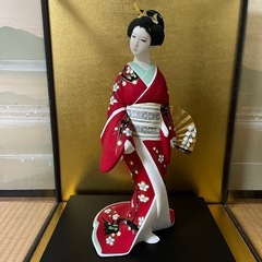 昭和　博多人形　梅着物　芸妓の画像
