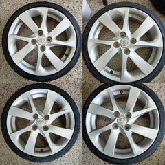 165/45R16 クムホ ECSTA HS51 新品タイヤ＋アクア純正16インチホイール4本｜軽自動車流用可の画像