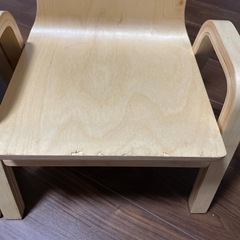 キコリの小いす　２つセット（決定）の画像