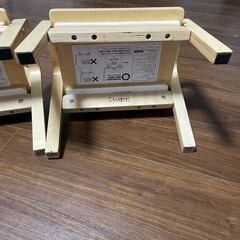 キコリの小いす　２つセット（決定）の画像