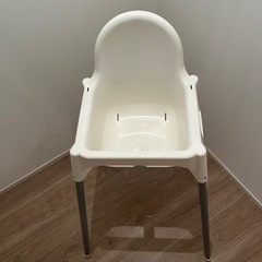 IKEA ハイチェア ホワイトの画像